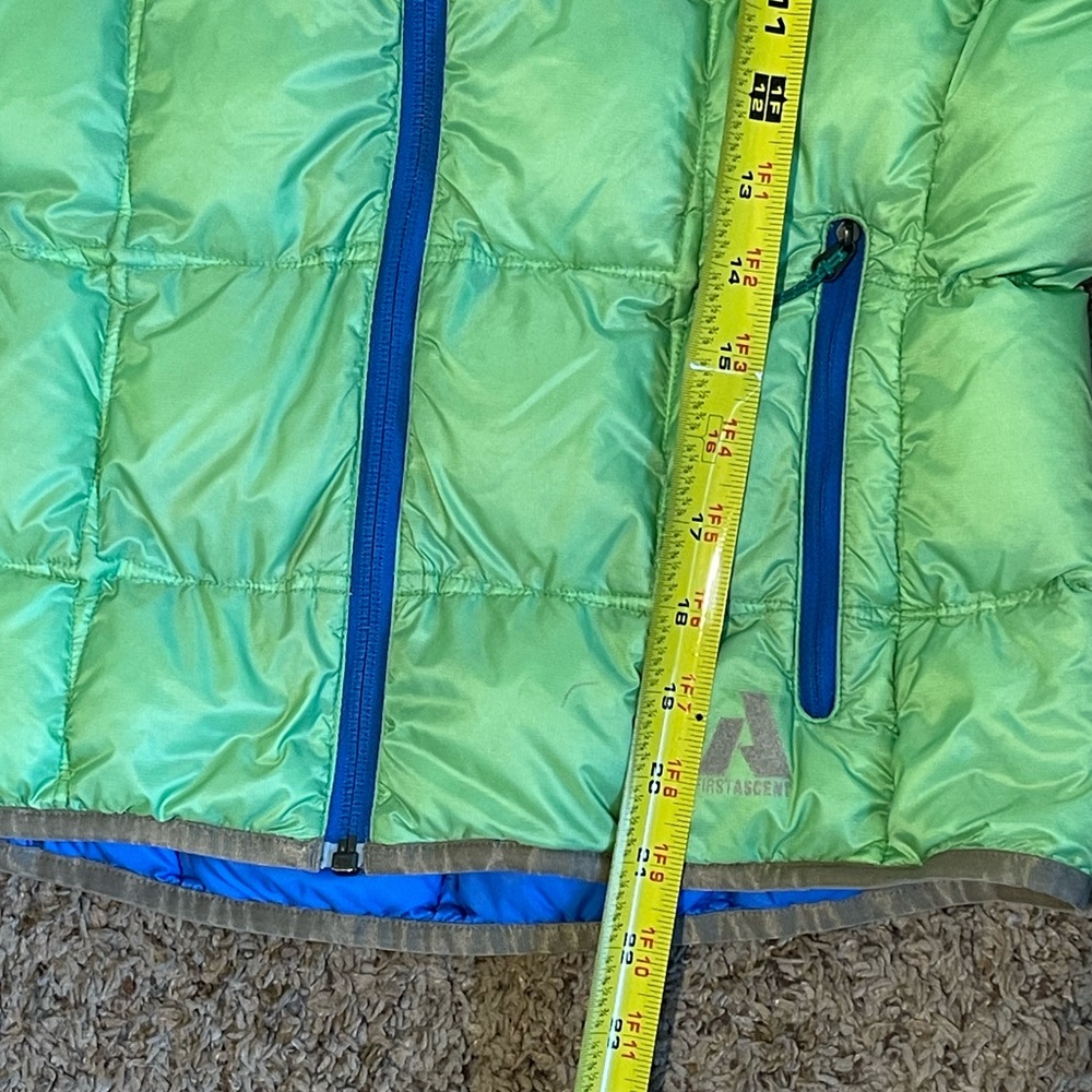 Eddie Bauer First Ascent Hooded Downlite Sweater, Lime Green, Puffer, Women's S - Picture 8 of 8